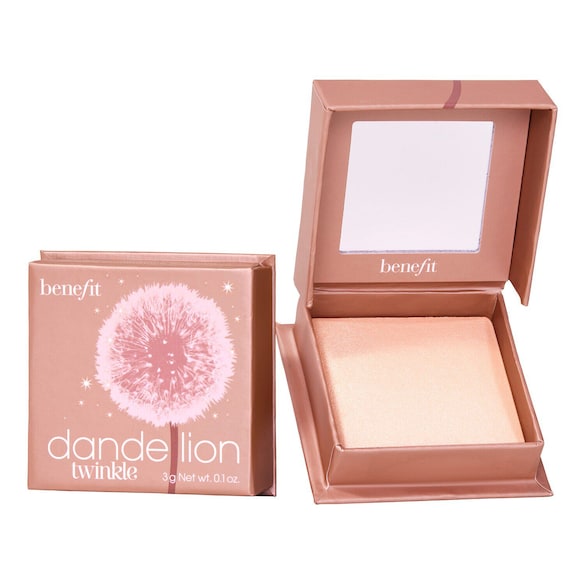Benefit Cosmetics Dandelion Twinkle - Iluminador en polvo dorado suave
