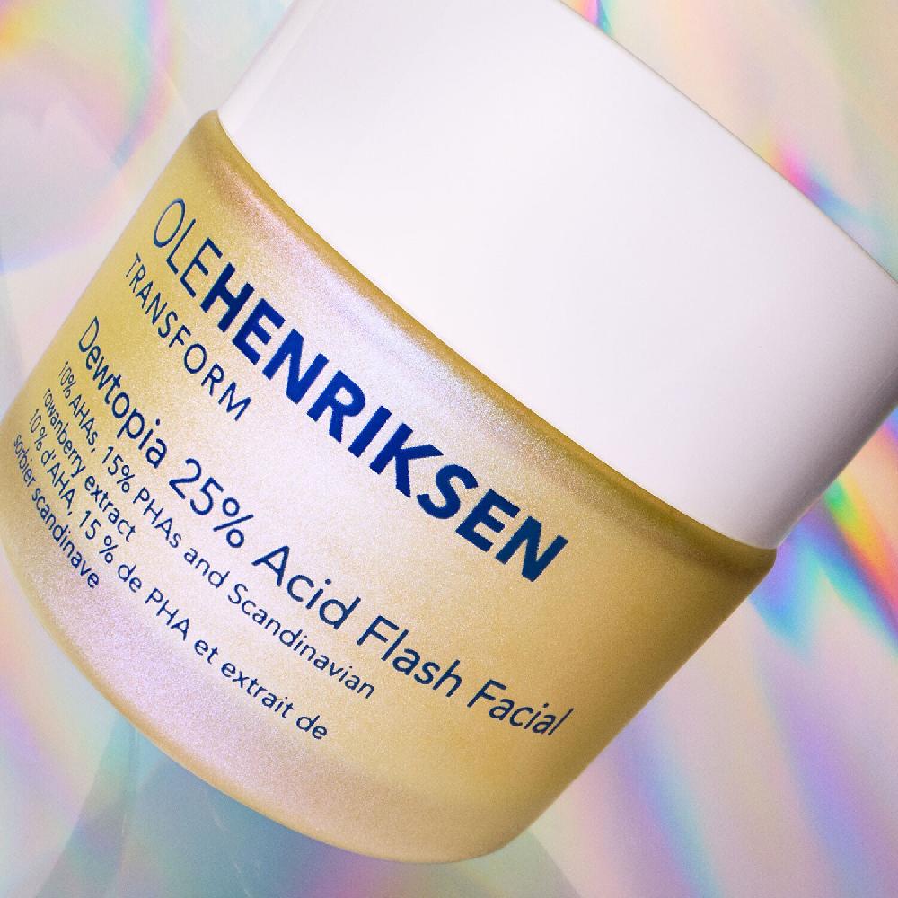 Olehenriksen Dewtopia 25% Acid Flash Facial - Mascarilla Facial Exfoliante