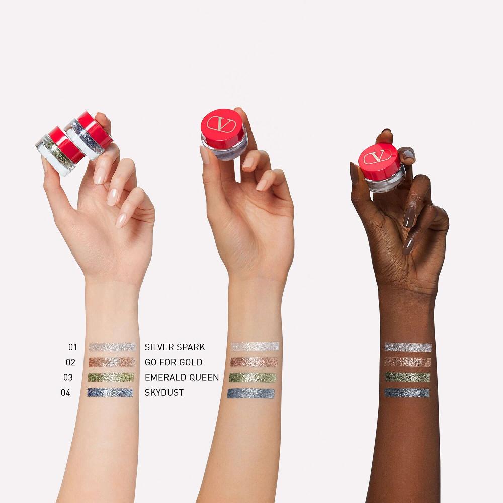 Valentino Make Up Dreamdust - Sombra De Ojos De Purpurina Textura Cremosa Y Efecto Multirreflejos