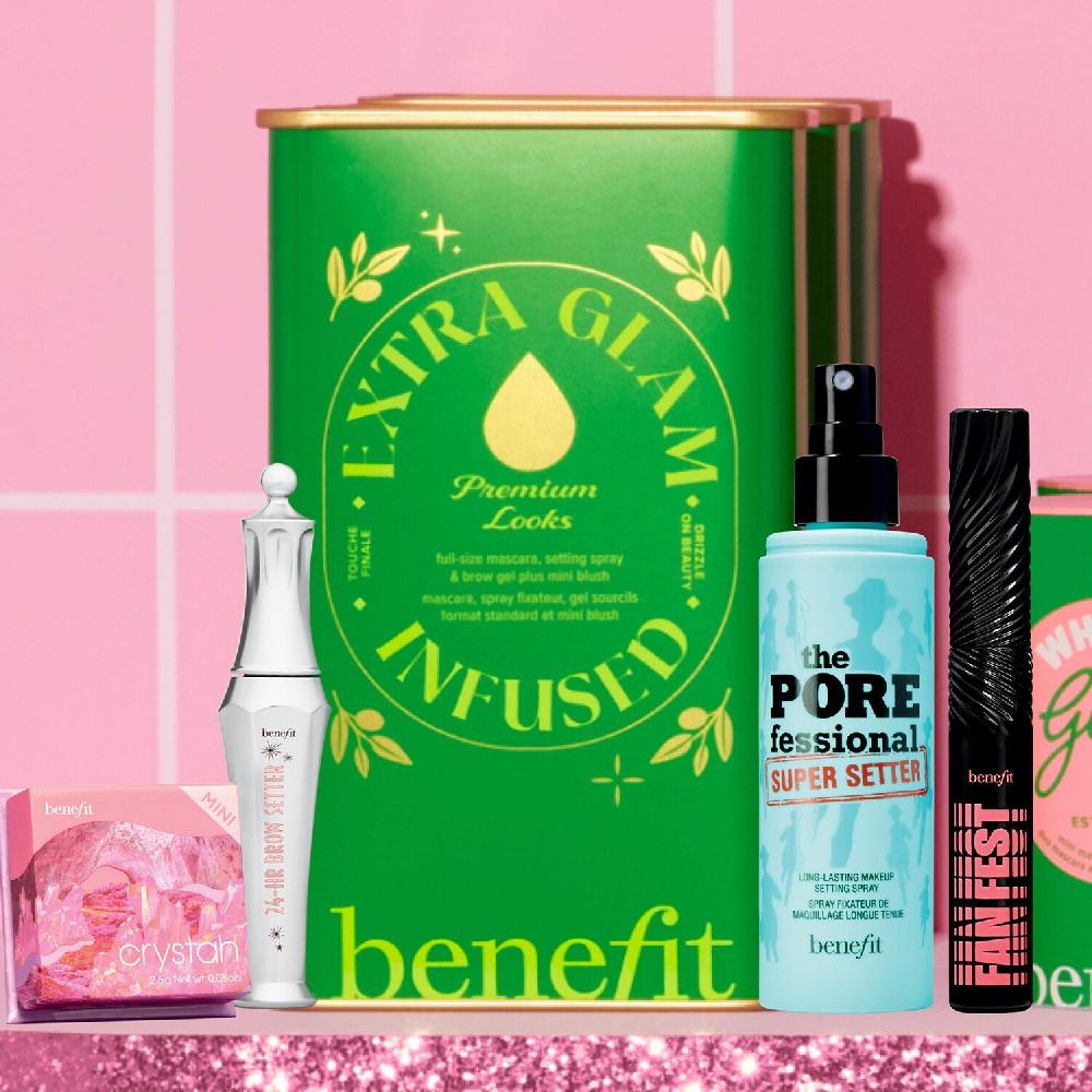 Benefit Cosmetics Extra Glam Infused - Estuche De Maquillaje Rostro