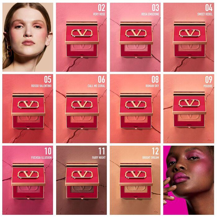Valentino Eye2Cheek - Polvos De Doble Uso Blush & Sombra De Ojos