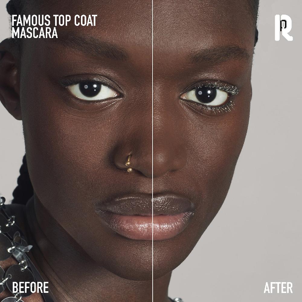 Rabanne Makeup Eyephoria Famous Top Coat Mascara - Máscara De Pestañas Top Coat Brillante