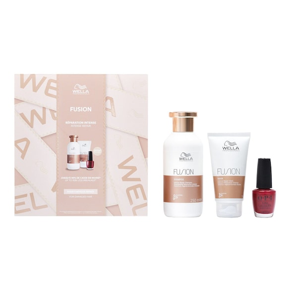 Wella Professionals Fusion - Estuche reparación intensa para cabello dañado y frágil