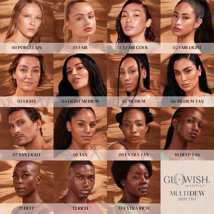 Huda Beauty Glowish Multidew - Crema Hidratante Con Color