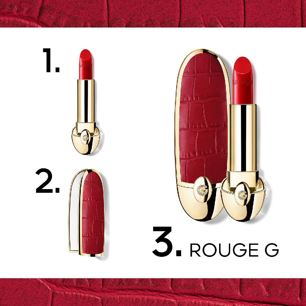 Guerlain Rouge G - La Carcasa Joya Con Doble Espejo