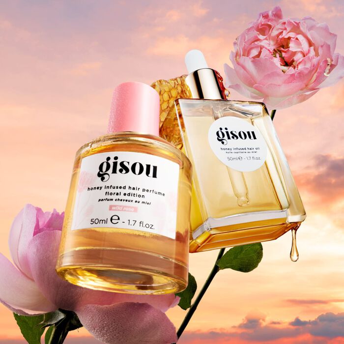 Gisou Honey Infused Hair Perfume Édition Florale - Rosa Silvestre