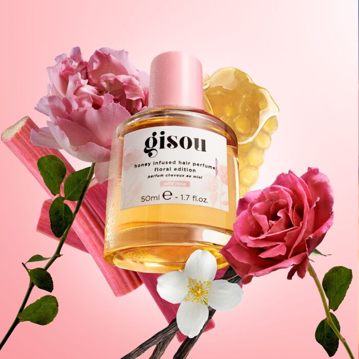 Gisou Honey Infused Perfume Floral Edition Wild Rose - Perfume Para El Cabello