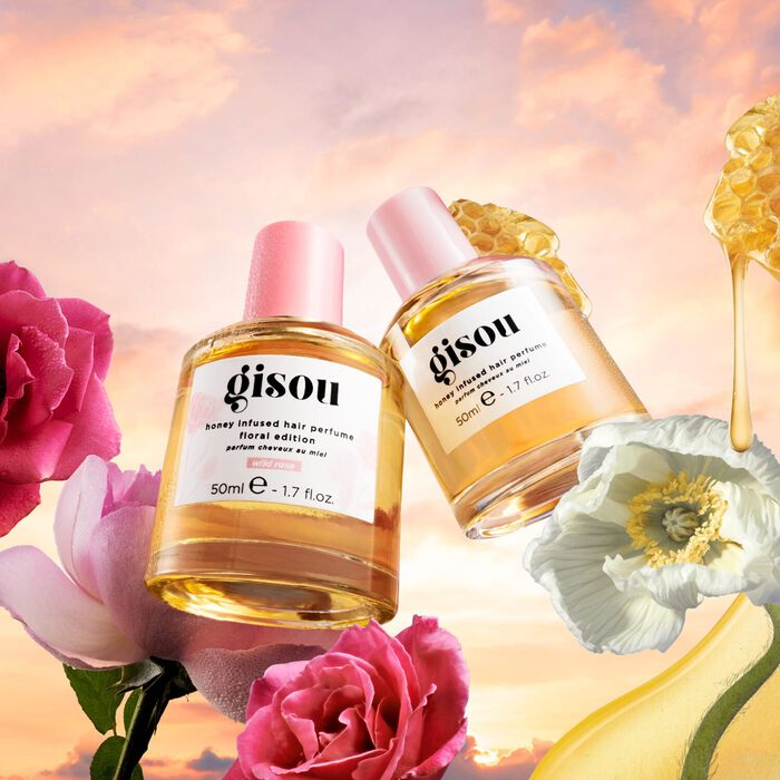 Gisou Honey Infused Perfume Floral Edition Wild Rose - Perfume Para El Cabello