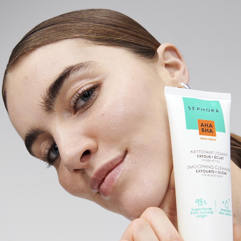 Sephora Collection Limpiador Alisador Exfoliante + Luminosidad - Gel Limpiador Rostro Y Cuello