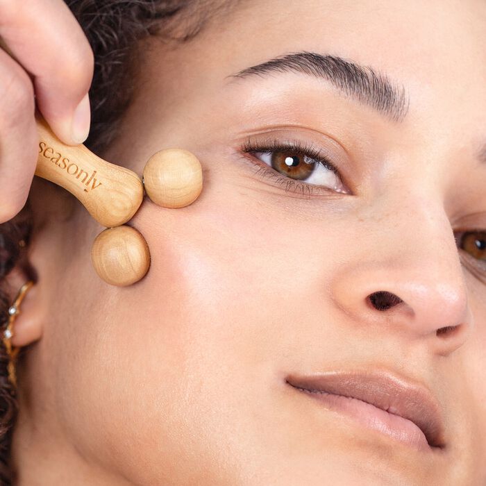 Seasonly Masajeador - Masajeador De Doble Bola Facial