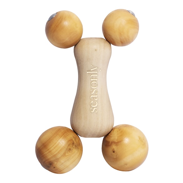 Seasonly Masajeador - Masajeador de doble bola facial