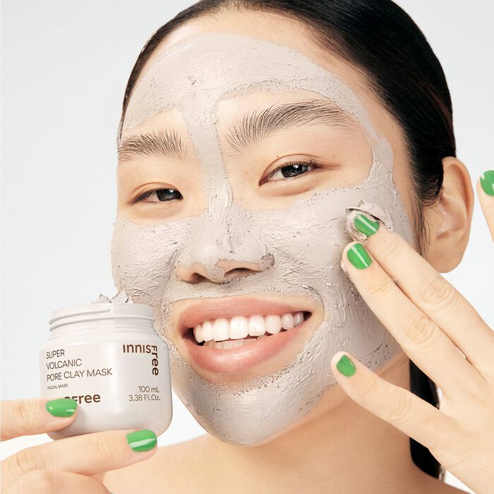 Innisfree Mascarilla Con Arcilla Rocas Volcánicas Y AHA - Mascarilla Reductora De Poros