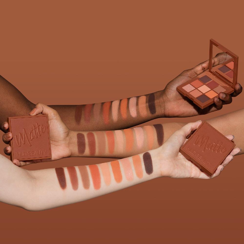 Huda Beauty Matte Obsessions - Warm - Paleta De Sombras De Ojos