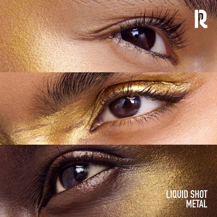 Rabanne Makeup Metal Shot - Iluminador Líquido Multiusos Efecto Metálico