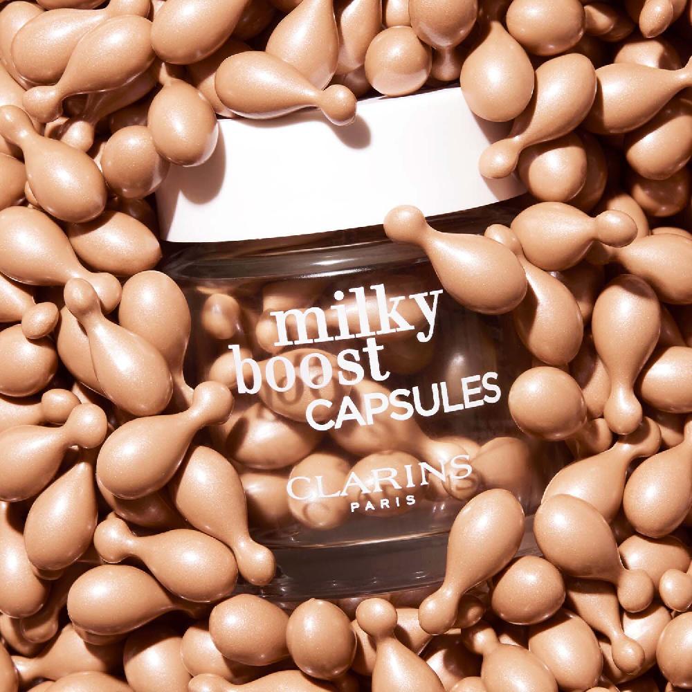 Clarins Milky Boost Capsules Eclat & Nutrition - Cápsula De Maquillaje