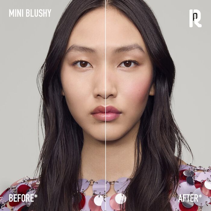 Rabanne Makeup Mini Blushy Palette - Colorete En Crema Para Mejillas Y Labios