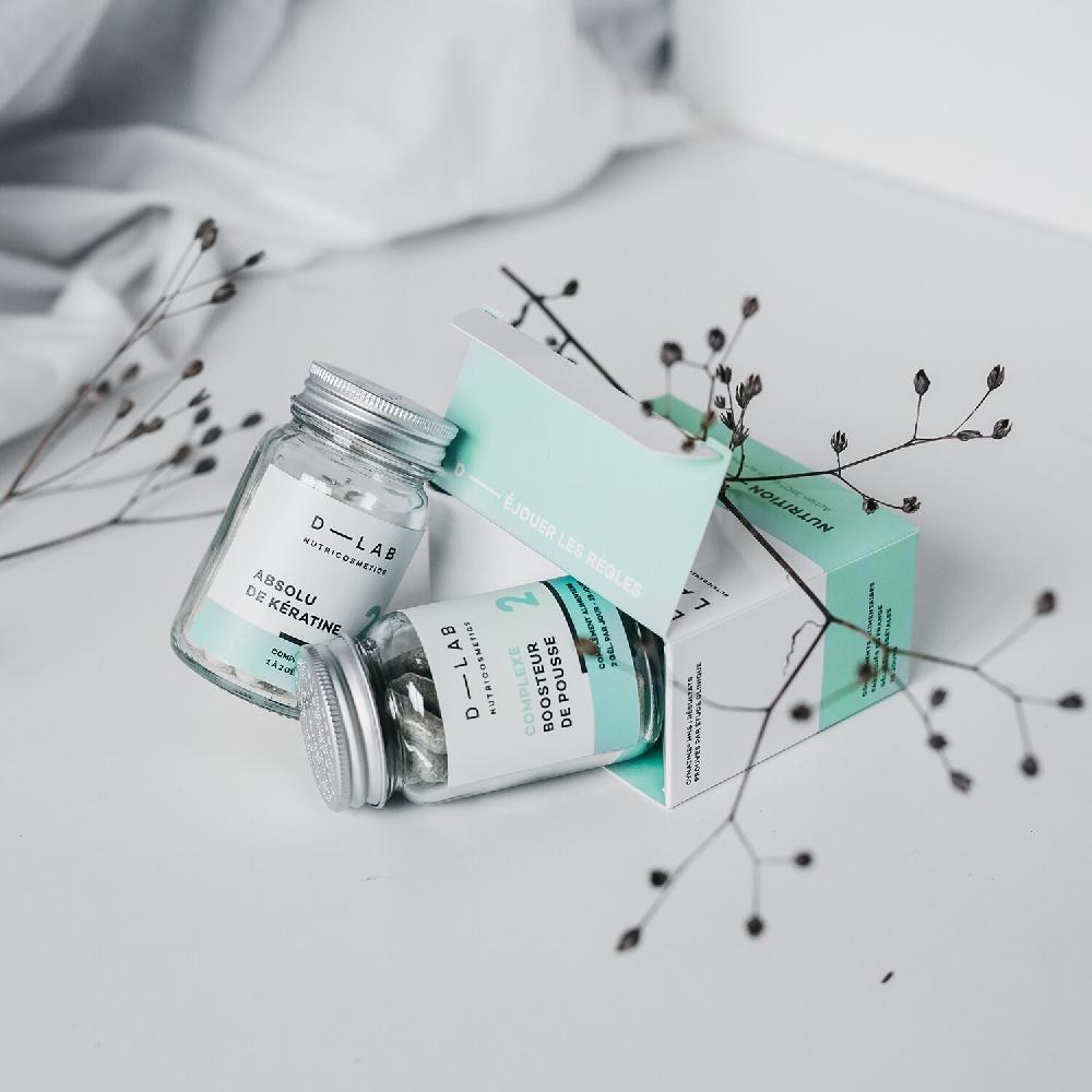 D-Lab Nutricosmetics Nutrición Capilar - Complemento Alimenticio Para El Cabello