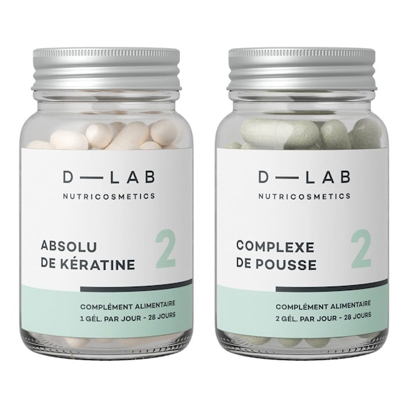 D-Lab Nutricosmetics Nutrición capilar - Complemento alimenticio para el cabello