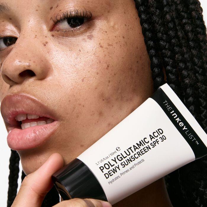 The Inkey List Polyglutamic Acid Dewy Suncscreen SPF30 - Crema Solar Facial SPF30