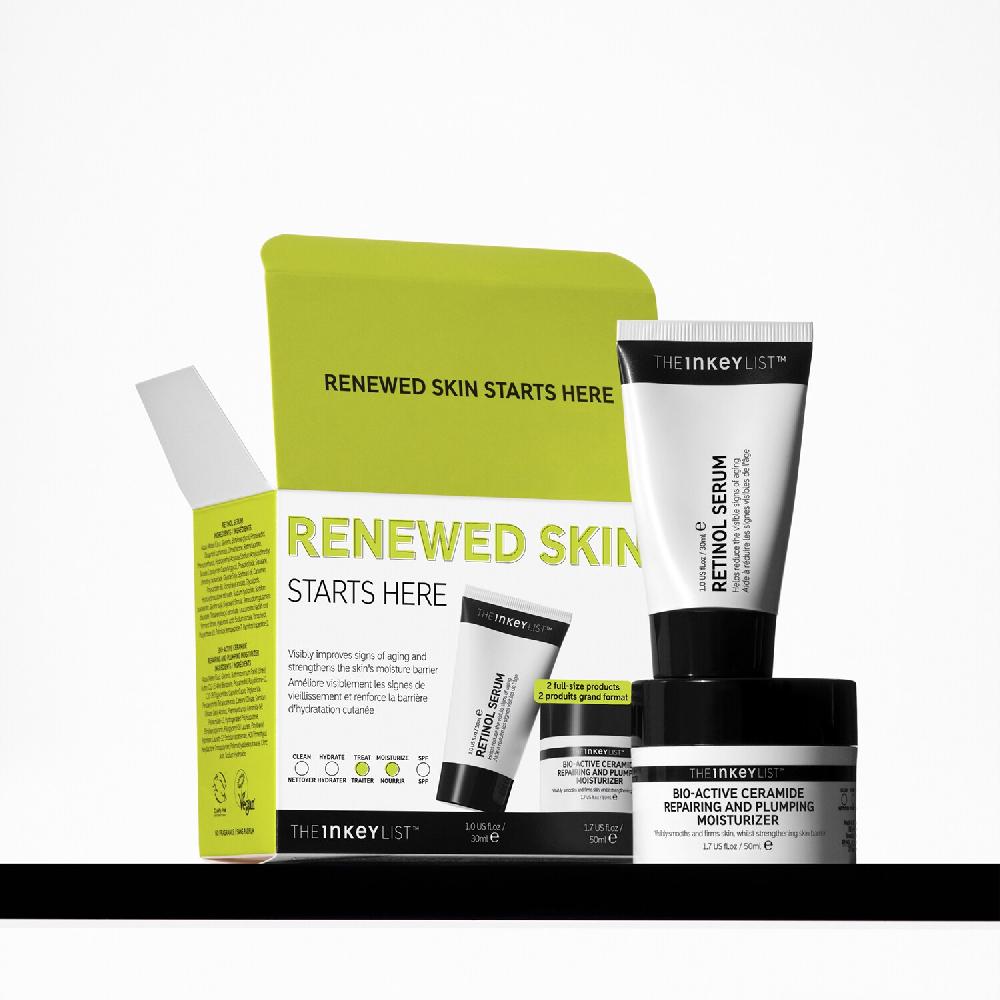 The Inkey List Renewed Skin Starts Here - Estuche Tratamiento Antiedad