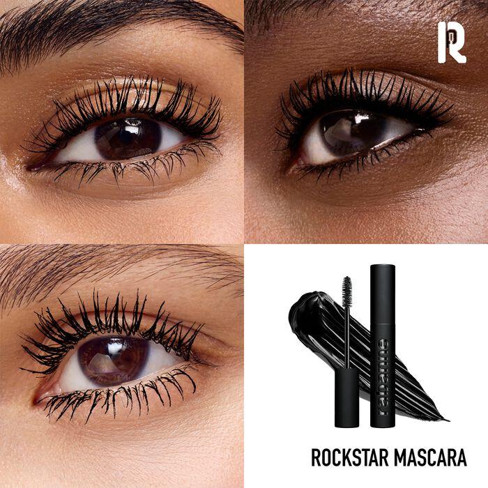Rabanne Makeup Rockstar Mascara - Volumen Intenso Negro Extremo Longitud De Pestañas