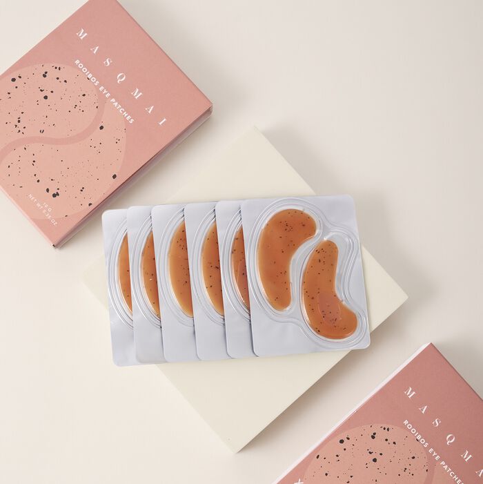 Masqmai Rooibos Eye Patches - Parches De Ojos De Hidrogel Anti-fatiga