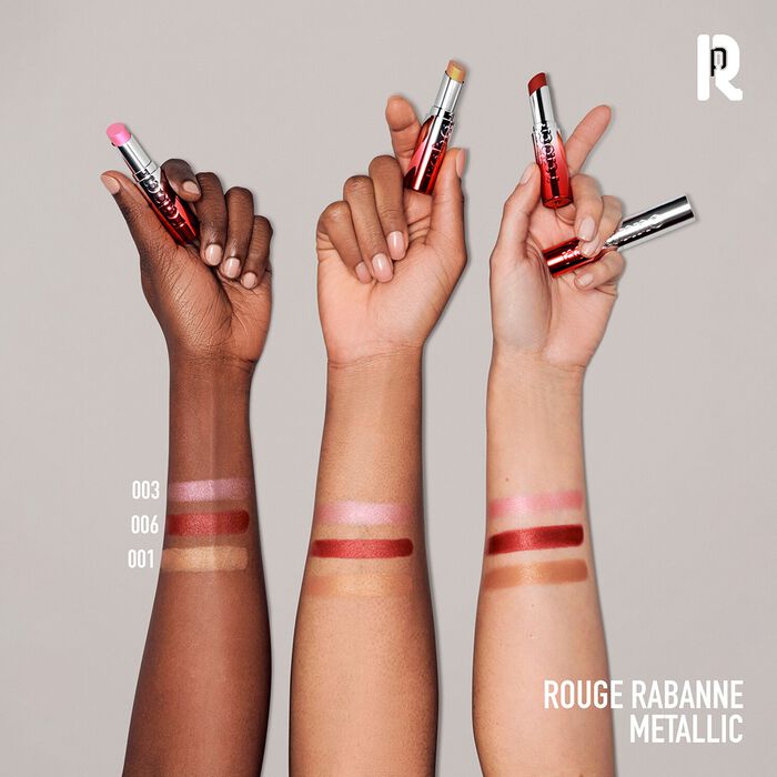 Rabanne Makeup Rouge Rabanne Famous Lipcolor - Labial Metálico Hidratante