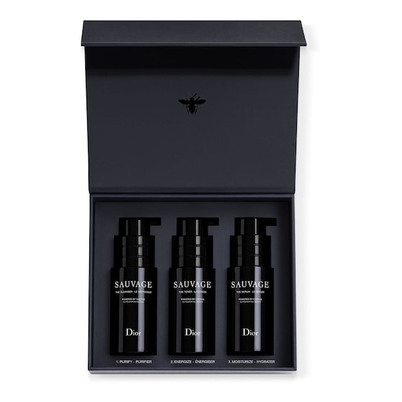 Dior Sauvage Kit - Limpiador loción y sérum con el poder del cactus