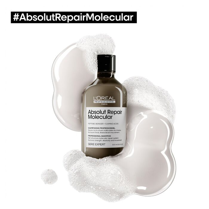 L'Oréal Professionnel Serie Expert - Absolut Repair Molecular Champú Sin Sulfatos Cabello Dañado
