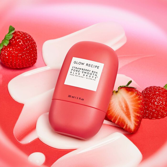 Glow Recipe Strawberry BHA Pore-Smooth Blur Drops - Sérum Para Cerrar Poros