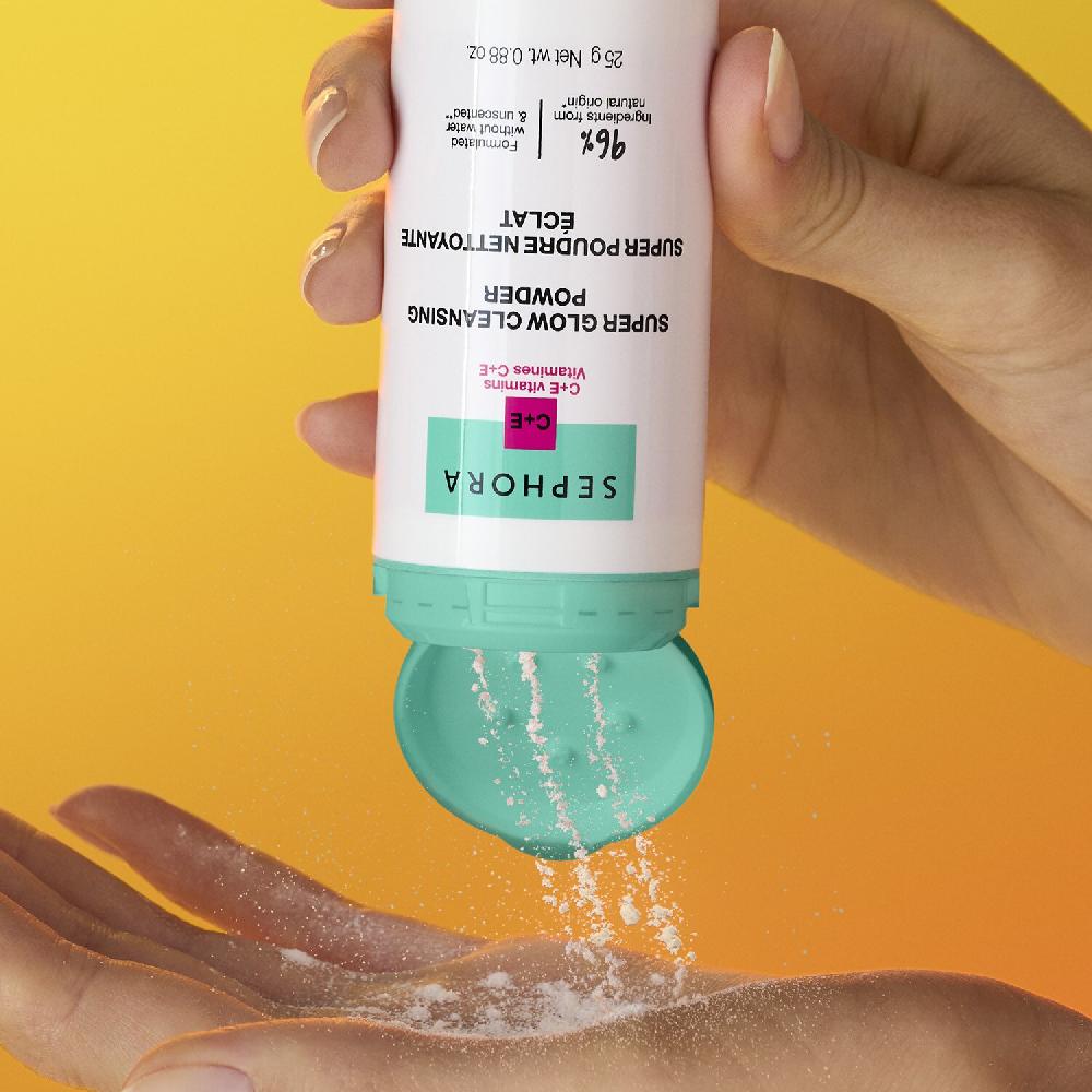 Sephora Collection Súper Polvos De Limpieza Facial Con Efecto Glow - Limpiador Con Vitamina C+E