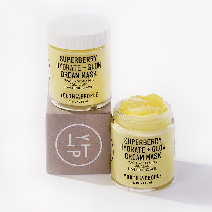Youth To The People Superberry Hydrate + Glow Dream Mask - Mascarilla De Noche
