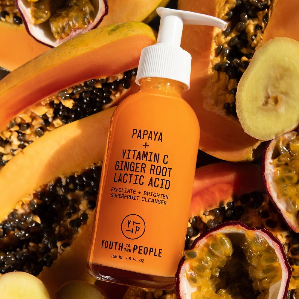 Youth To The People Superfruit Brightening + Exfoliate - Papaya + Vitamina C