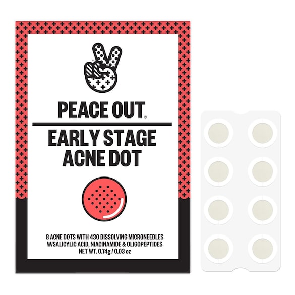 Peace Out Skincare Timbres de Traitement de L'acné - Microperforación