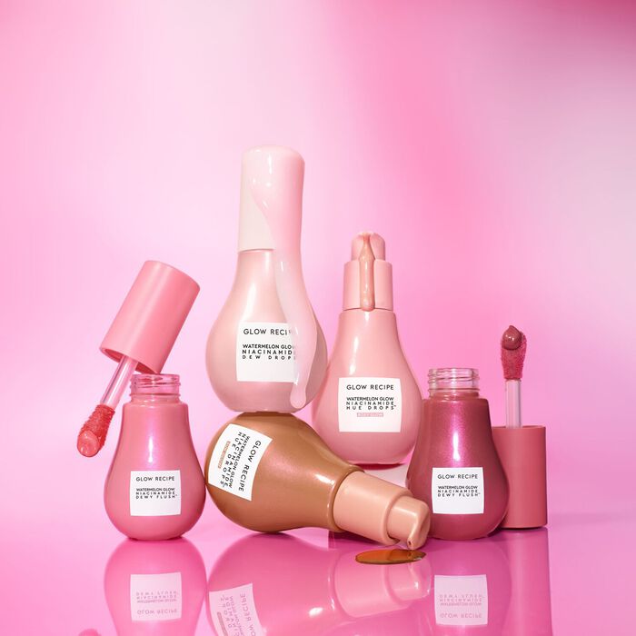 Glow Recipe Watermelon Glow Dew Drops - Sérum Embellecedor De Gotas Rosadas Con Niacinamida