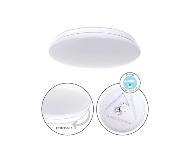 Conforama 0 Acrilico Color Blanco Serie Mustang 32cm