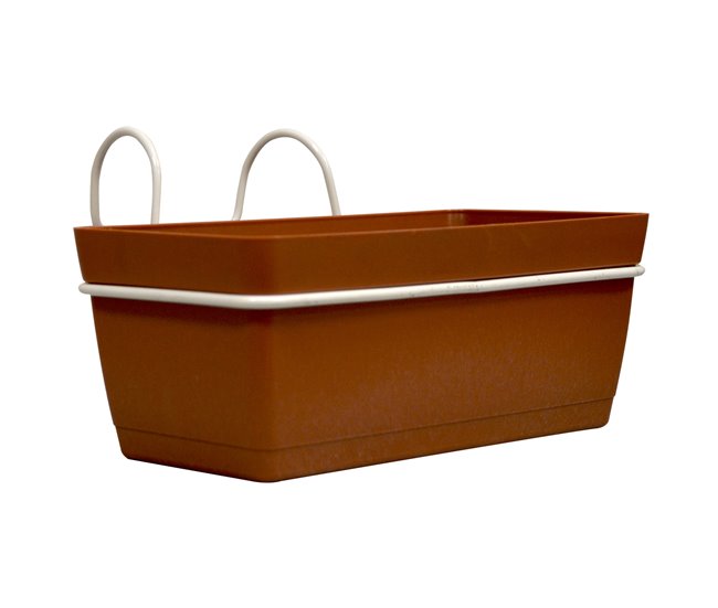 Conforama 3 Jardineras L 22 Cm Con Ganchos De Polipropileno