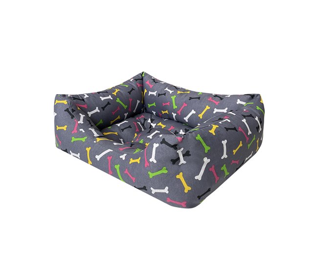 Conforama Acomoda Textil – Cama Para Perros De Tela Cuna Para Mascotas Resistente Y Lavable. Cojín Colchoneta Para Perros Y Gatos Antideslizante Cómodo Mullido Adaptable Y Duradero. (Pequeño 52x42x20 Cm)