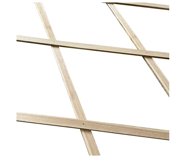Conforama Acomoda Textil – Celosía Extensible De Madera Natural Elegante Resistente Y Versátil Para Plantas Trepadoras. Valla Decorativa De Ocultación Para Balcón Patio Y Jardín. (180X30 Cm)