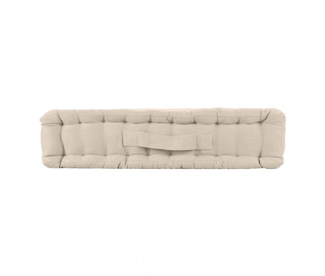 Conforama Acomoda Textil – Cojín De Suelo Acolchado Con Asa De Transporte 50x50x10 Cm. Cojines Para Palets Banco Silla Y Suelo Asiento Cómodo Decorativo Para Interior Y Exterior. (Beige 1 Unidad)