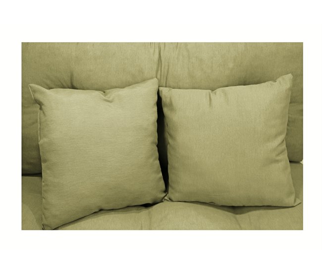 Conforama Acomoda Textil - Cojines Sofá Palets. Conjunto 4 Piezas Para Palet Asiento 120x80 Cm + Respaldo + 2 Cojines. Cómodo Y Elegante Para Interior Y Exterior. NO INCLUYE PALETS. (Arena)
