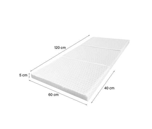 Conforama Acomoda Textil – Colchón De Cuna Plegable Para Bebé 120x60 Cm. Colchón Cuna Higiénico Desenfundable Transpirable Y Lavable. Colchón Bebé Viaje Con Bolsa De Transporte De Tela