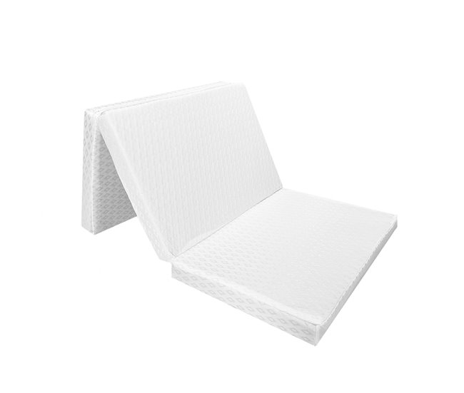 Conforama Acomoda Textil – Colchón de Cuna Plegable para Bebé 120x60 cm. Colchón Cuna Higiénico Desenfundable Transpirable y Lavable. Colchón Bebé Viaje con Bolsa de Transporte de Tela