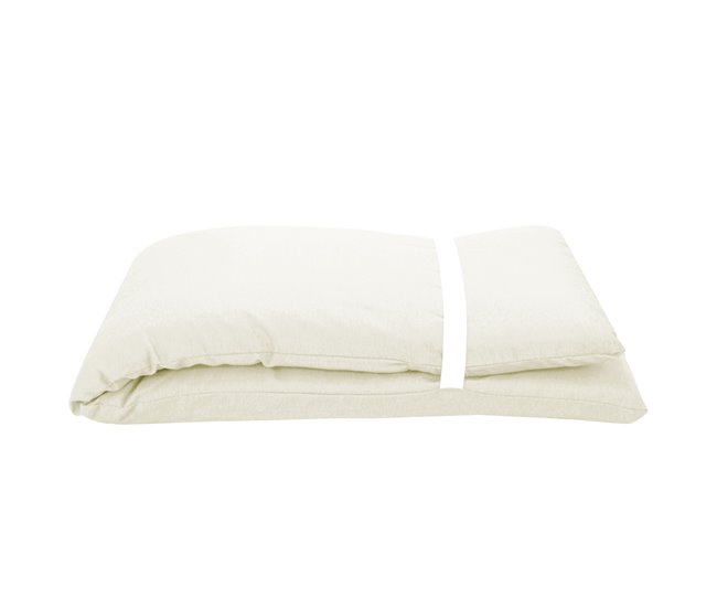 Conforama Acomoda Textil – Colchón Tumbona de Guata con Espuma de Alta Densidad. Cojín Desenfundable Elegante y Cómodo para Jardín Piscina Playa Terraza y Balcón. (Beige 180x55x5 cm)