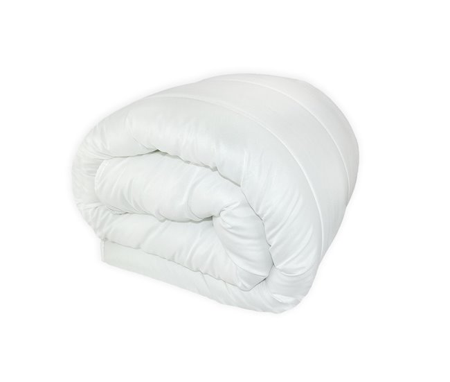 Conforama Acomoda Textil – Edredón/Relleno Nórdico 350gr/m². Relleno Dermoprotector Con Tratamiento Aloe Vera Hipoalergénico Y Transpirable Con Tacto Plumón Para Invierno. (Cama 80/90 - 150x220cm)