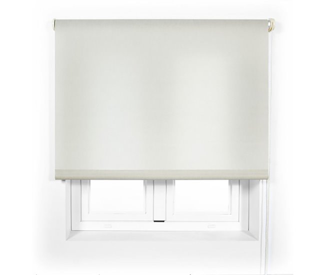 Conforama Acomoda Textil - Estor Translucido Liso de Fácil Instalación. Persiana Enrollable para Puertas y Ventanas Beige. (60x180 cm)
