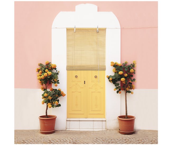 Conforama Acomoda Textil – Persiana Enrollable De Bambú Natural Para Puertas Y Ventanas Decorativo. Estor Ajustable De Ocultación Para Interior Y Exterior Protector De Fácil Instalación. (60X140 Cm)
