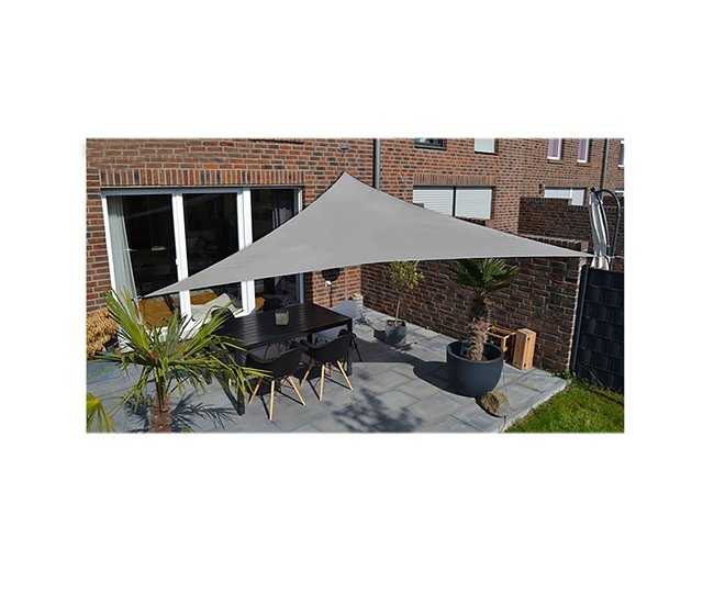 Conforama Acomoda Textil – Toldo Vela De Sombra Rectangular. (Gris 2x2x2m)