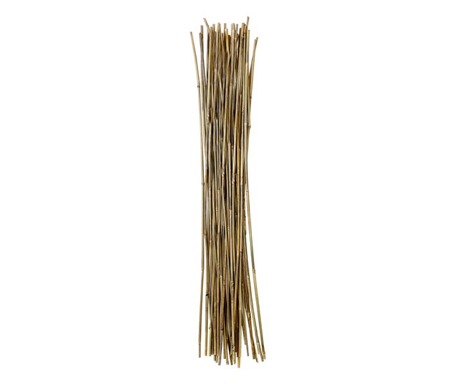 Conforama Acomoda Textil - Tutores De Bambú Para Agricultura Y Jardinería Resistentes. Pack 30 Varillas De Bambú Estables Y Robustas. Caña De Bambú Para Plantas Árboles Y Hortalizas. (90 Cm Diámetro 6/9 Mm)