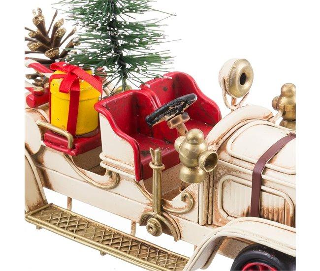 Conforama Adorno Navideño Multicolor Metal Coche 17 5 X 7 X 10 5 Cm